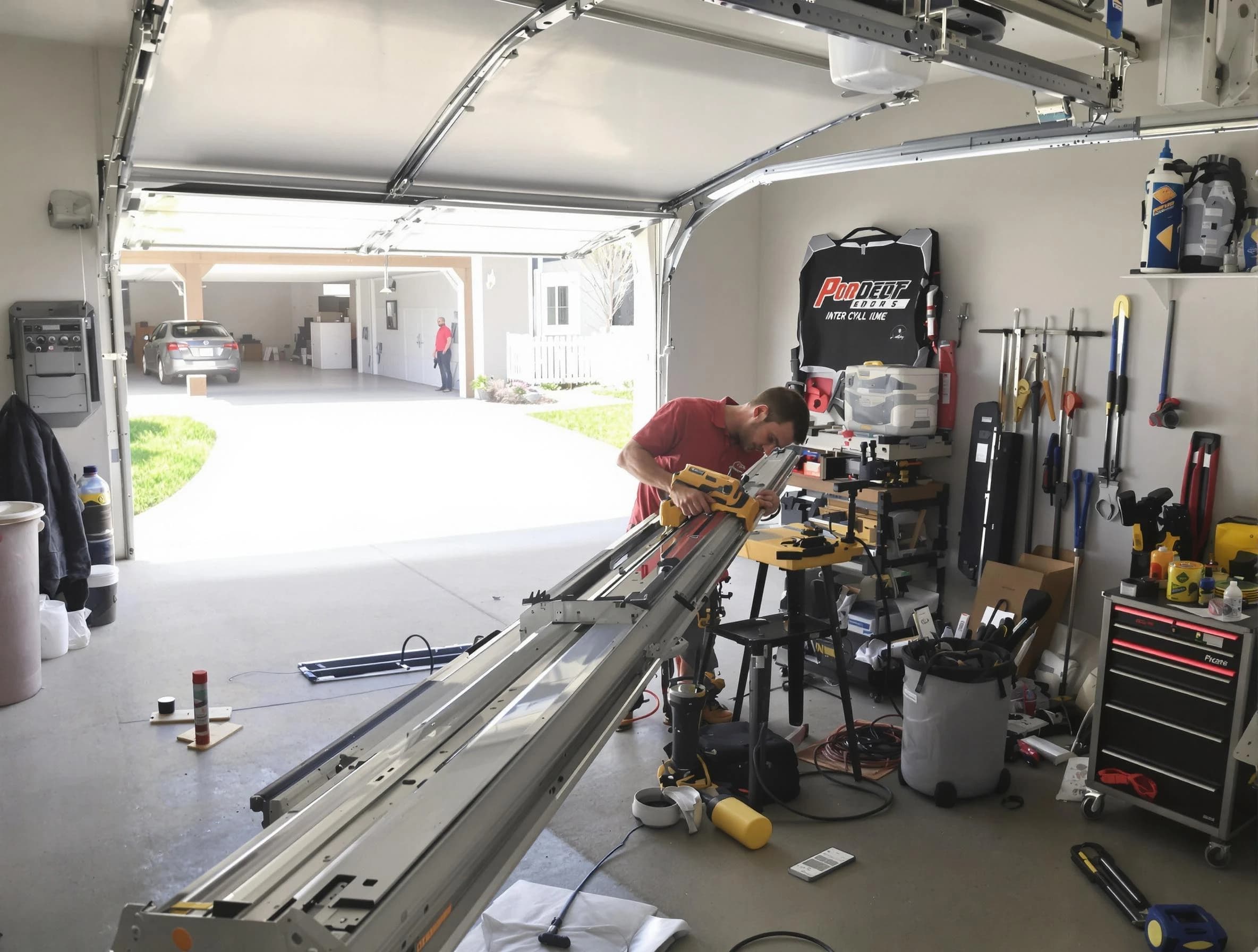 Gold Canyon Garage Door Repair expert performing track repair in Gold Canyon